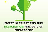 Invest in restoration efforts!