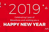 BitcoiNote: 2018 in review