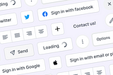 UI Design: Basic Types of Buttons in User Interfaces
