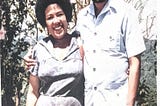 Photo of my aunt Dylyn Riley Dalton, and former Prime Minister Maurice Bishop
