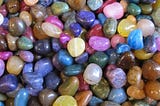 multicoloured rocks