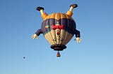 Humpty Dumpty hot-air balloon.