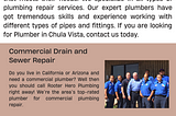 Depend on Rooter Hero Plumbing Air of San Diego for Reliable Plumbing Services in Vista