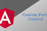 Custom Form Control — Color Picker