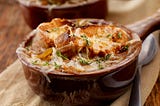 French onion soup.