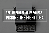 #bellwetherdiaries S01E02 — Starting a business: Picking the right idea