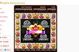 Try out FRUIT slots with up to 288x payback $$$
 Play now: https://fruitsadventures.com