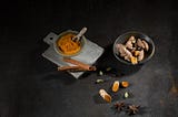 Spices — Ayurveda turmeric cinnamon