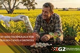 Seeds planted in soil with agricultural data analysis concept for modern farming technology.
