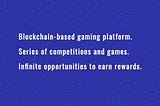 Revolution Games — Blockchain — Based Gaming Platform — Invest Today — Earn Rewards