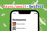 header image with title async/await