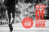 100 days of Running