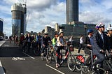 Please stop cycling up the North-South Cycle Superhighway like a dickhead on coke
