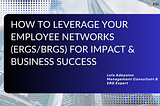 How to Leverage Your Employee Networks (ERG/BRG) for Impact and Business Success