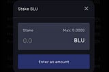 The Staking of $BLU and $esBLU