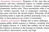 Systemic Risk of Pandemic Via Novel Pathogens: Commentary, Part 5 of 6