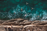 China Walls in Oahu Hawaii Swimming Cliff diving