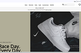 Building a clone of the Nike website