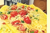 Side Dish — Cheesy Spaghetti Squash Bowl