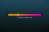 A colorful progress bar
