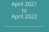 [READ]-Large Diary April 2021 to April 2022