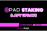 Community staking and APY update