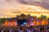 Tomorrowland festival in Boom, Belgium, in 2019.