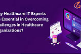 Why Healthcare IT Experts are Essential in Overcoming Challenges within Healthcare Organizations