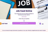 Introducing Job Feed Online — Your Go-To Hub for Job Vacancies Across the UAE!