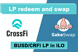 Swap your CRFI bought in Sake ILO