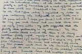 Photo of original letter from 17.11.40