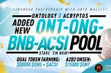 Ontology X ACryptoS: New Pool with Old Partners