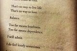Poetry saved my life.
