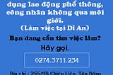 Tuyển lao động phổ thông, công nhân cần tìm việc làm ổn định tại Bình Dương.