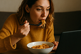 She Told Me to Eat Without a Screen. It Unlocked Something I Wasn’t Ready to Face.