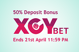 50% Deposit Bonus on XCYBet