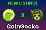 We got listed on CoinGecko