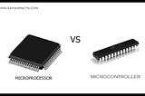 microprocessor vs microcontroller