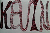 Graffiti made from designed bricks