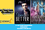 My Fave Paranormal Gay M/M Romance on Kindle Unlimited || Amazon Recs