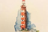 Every lighthouse knows that when the giant waves come, no one will help!