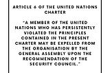 ARTICLE 6 OF THE UNITED NATIONS CHARTER