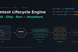 Context Lifecycle Engine: Build, Ship, and Run Your Synthesised Agents Anywhere