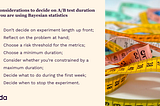 A Practical Guide to Setting A/B Test Duration in a Bayesian context