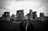 Photo of Tripp Radcliffe standing in front of Stonehenge