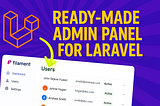 Ready-made Admin Panel for Laravel