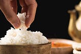 How do you eat your rice?