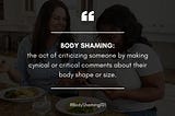 BODY SHAMING 101