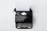 Photo of a typewriter.