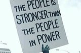 POWER BELONGS TO THE PEOPLE